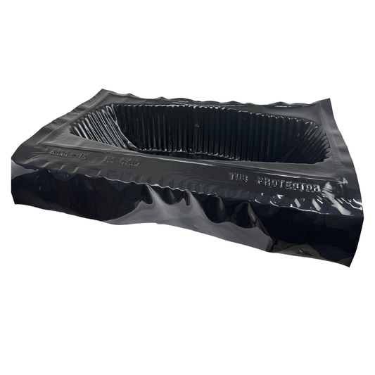 Tub Protector, 60 in x 30 in LDPE plastic w foam bottom tubs up to 16 in depth