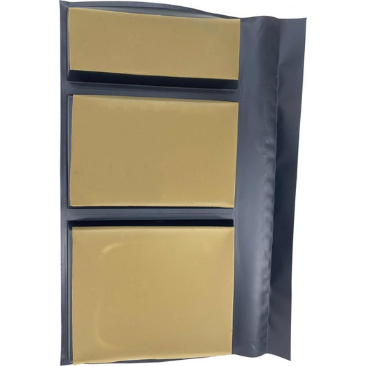 Shower Base Protector HIPS, 60 in x 36 in gray multiFit  with foam bottom, 50PK