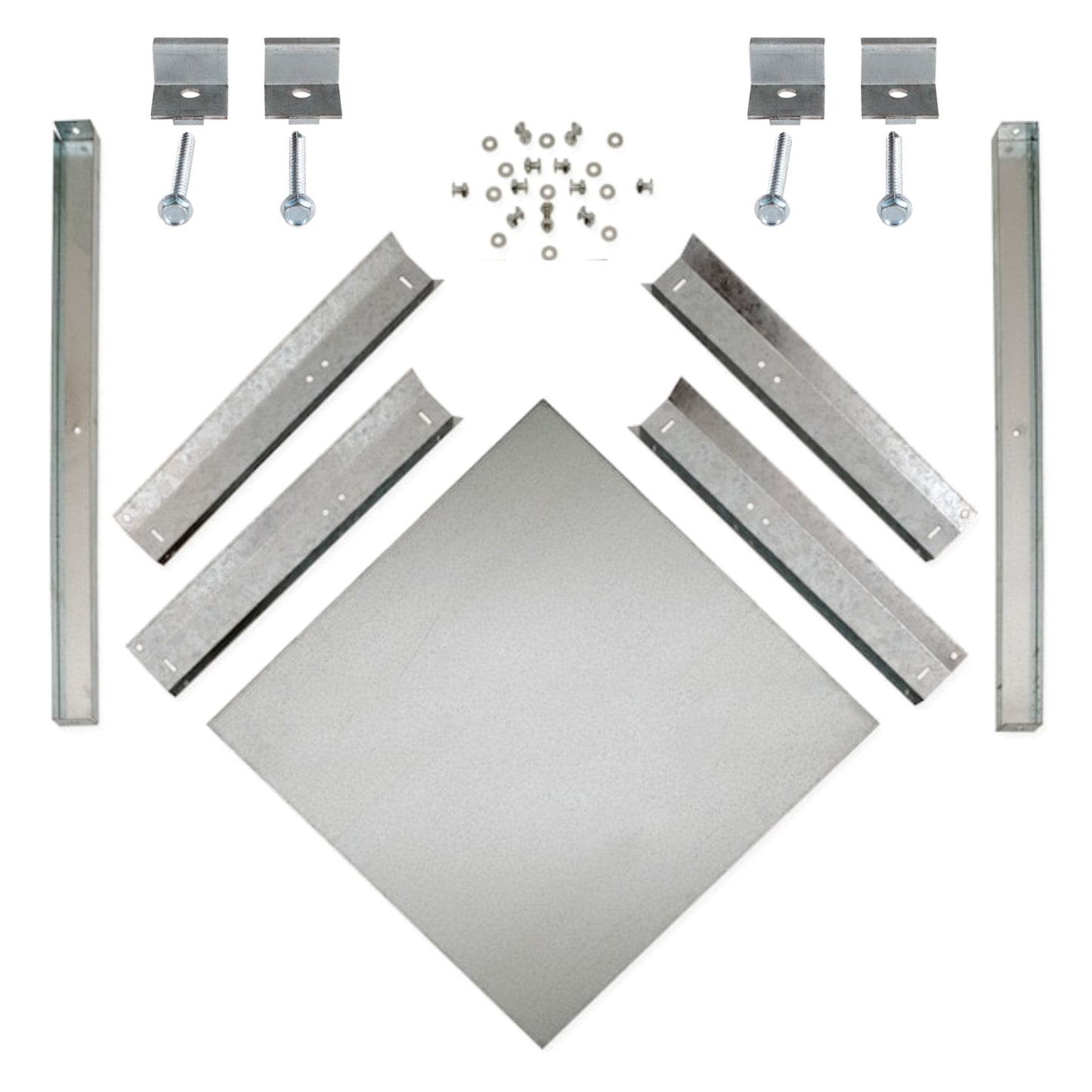 Water Heater Stand unassembled galvanized steel