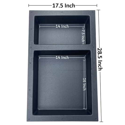 Shower Niche Rectangle Template wSplit Section