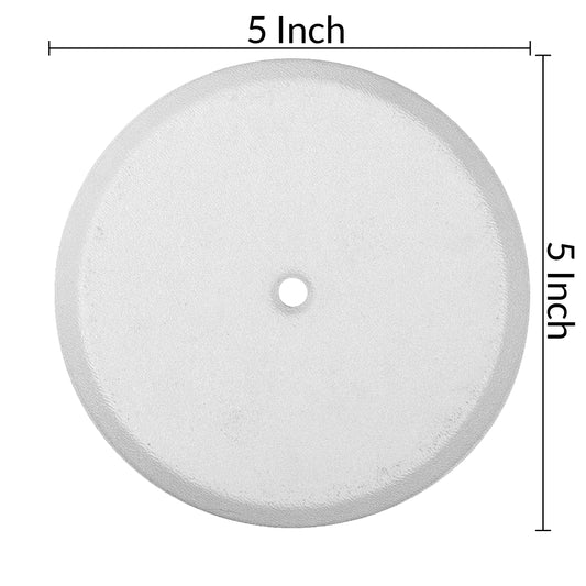 Flat White Clean-Out Cover Plate