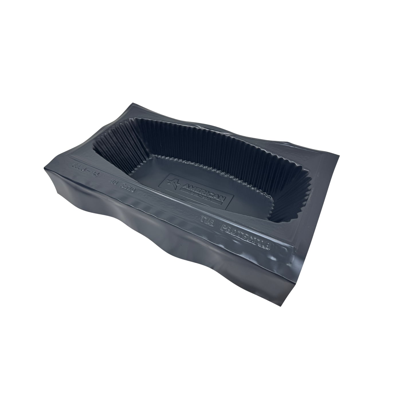 Tub Protector, 60 in x 30 in plastic w foam bottom tubs up to 14 in depth