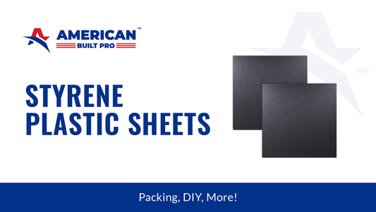 American built pro styrene plastic sheets - best usage in DIY model