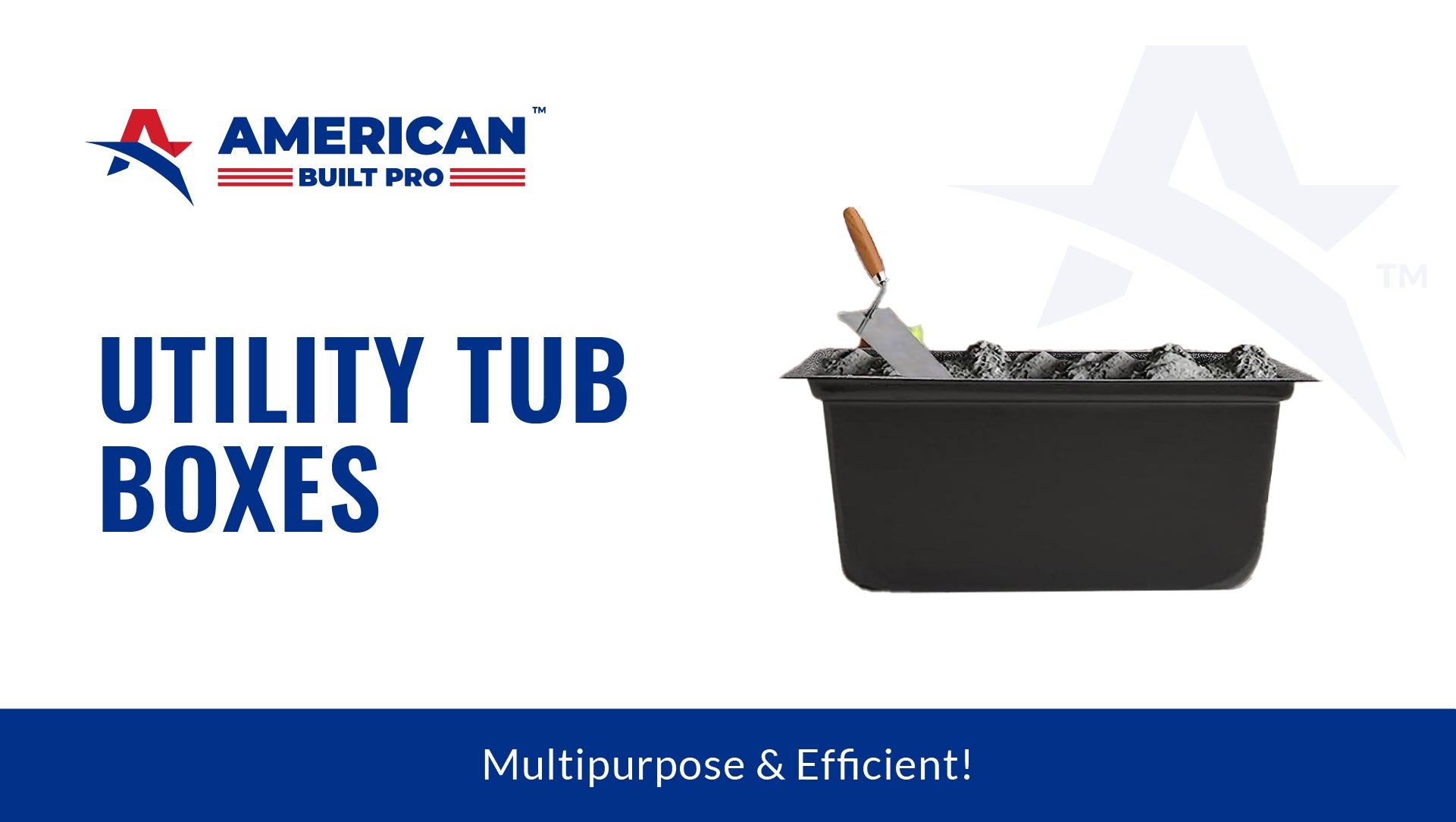 Utility Tub Boxes - one of your safest storage – American Built Pro