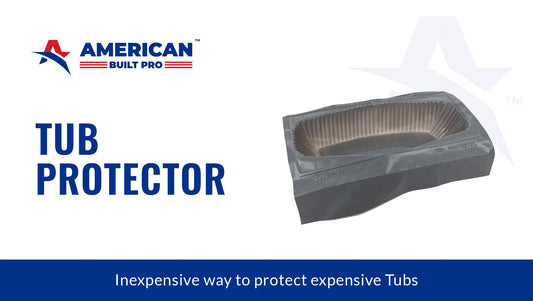 Tub protector - inexpensive way to protect expensive tubs