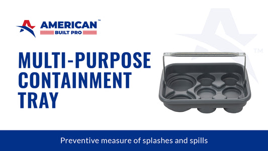 American built pro multipurpose containment tray - preventive measure of splashes and spills