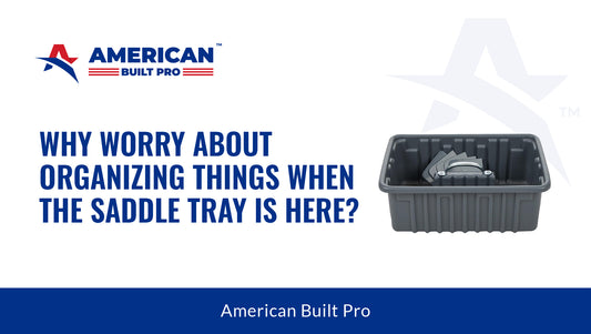 Why worry about organizing things when the saddle tray is here?
