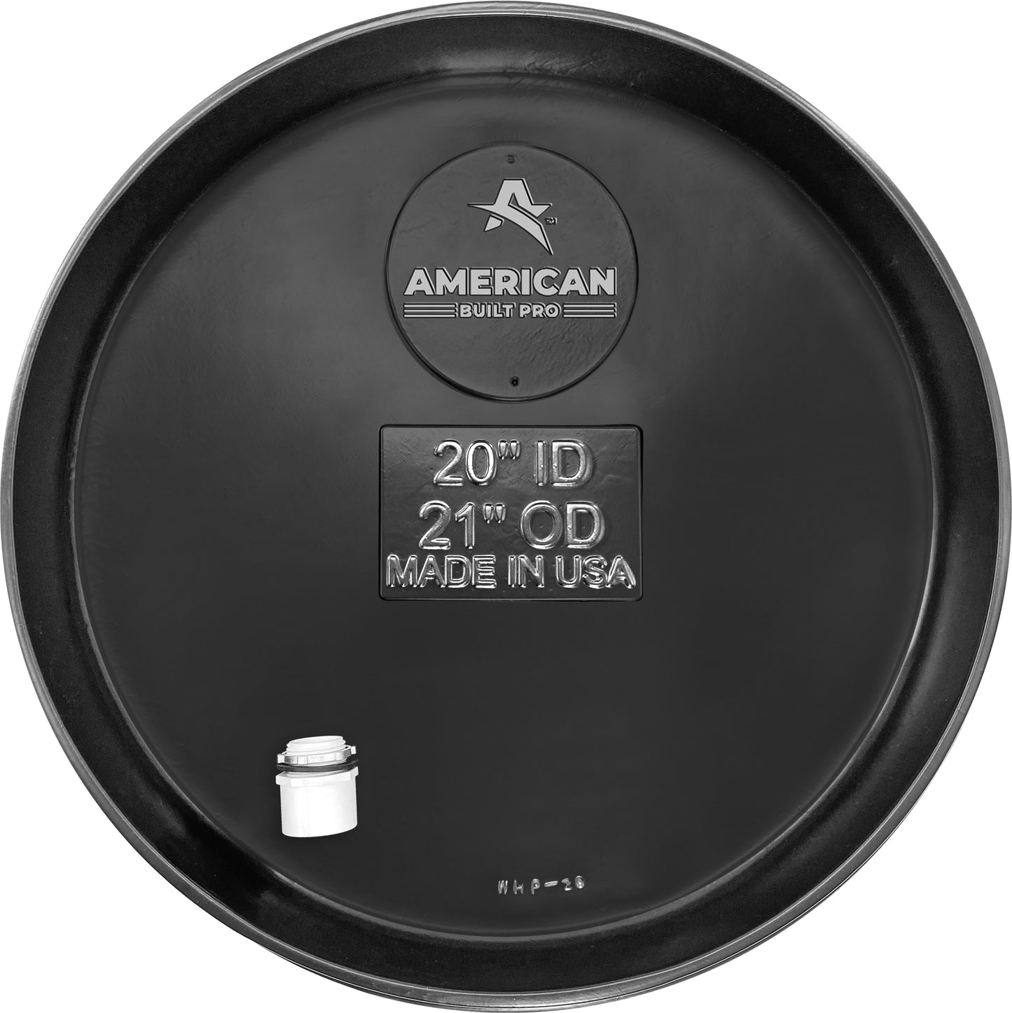 Undrilled Plastic Water Heater Pan incl drainhose adapter