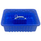 Pro-grade Medium Sized 16.5" x 11.5" x 6" Tote/Tool Tray, Cobalt Blue, Includes 6 dividers, HDPE with Reinforced Handle