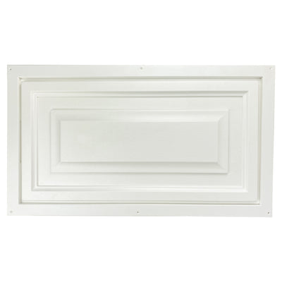Access Panel, 14 in x 26 in White Two-Piece Plastic