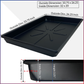 Heavy duty HVAC pan ID Incl sensor cut out, drain hose adaptor