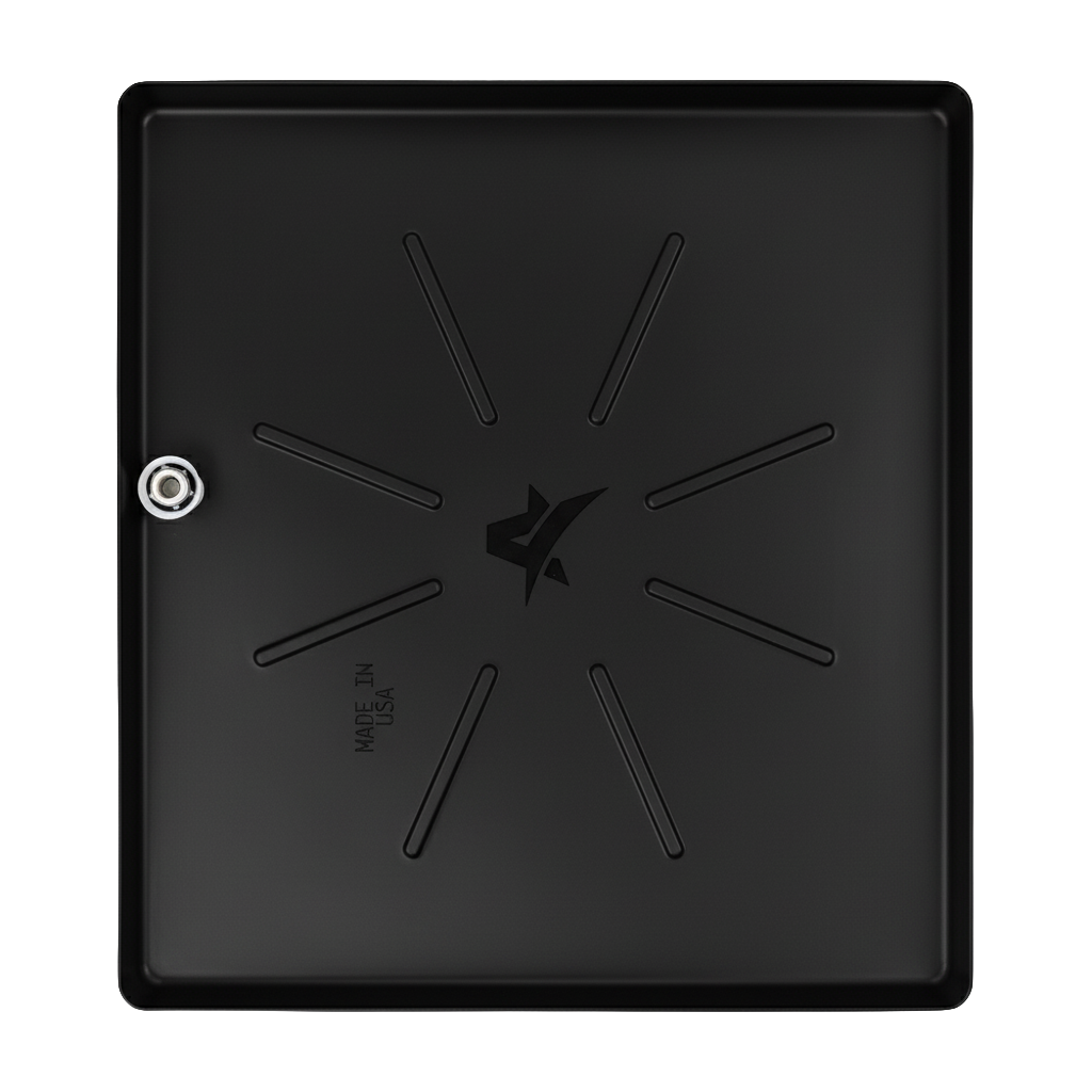 Front-Loading Washing Machine Drain Pan - Black