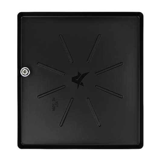 Front-Loading Washing Machine Drain Pan - Black