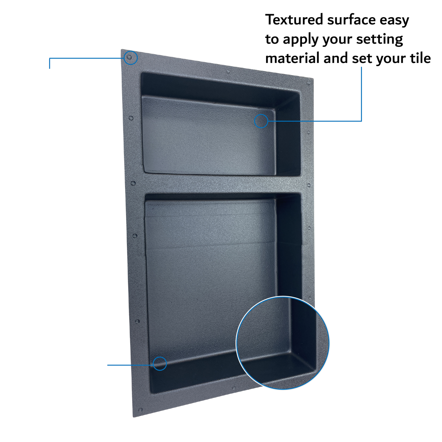 Shower Niche Rectangle Template wSplit Section