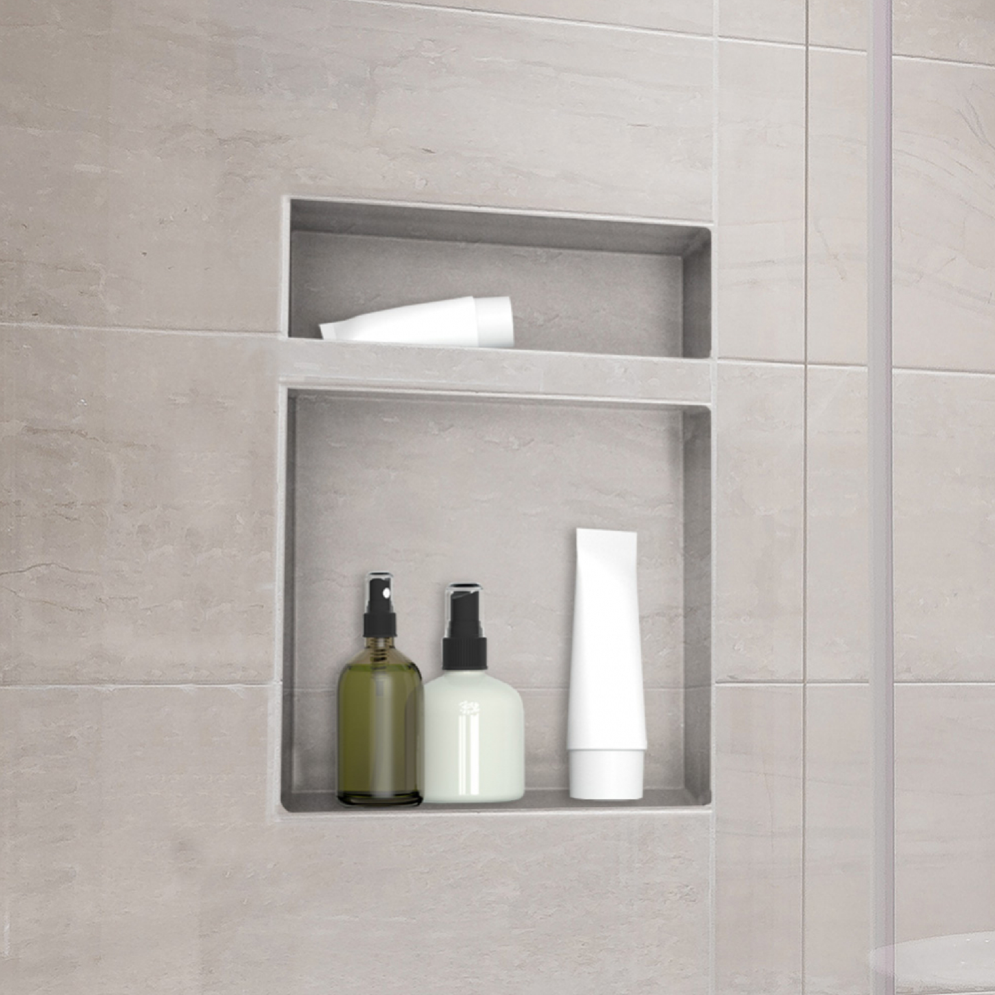 Shower Niche Rectangle Template wSplit Section