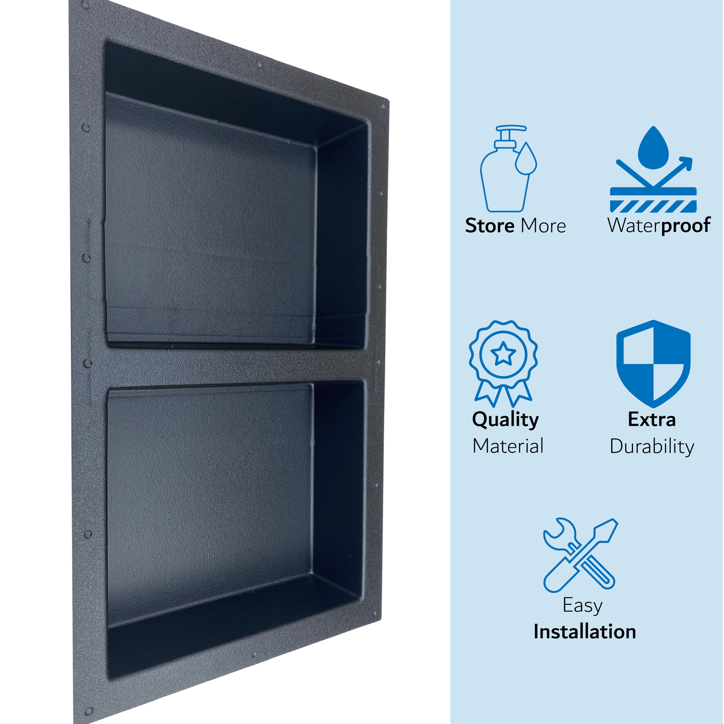 Shower Niche Rectangle Template wSplit Equal Section
