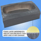 Tub Protector, 60 in x 30 in Plastic wFoam bottom tubs up to 16 in H, 35PK