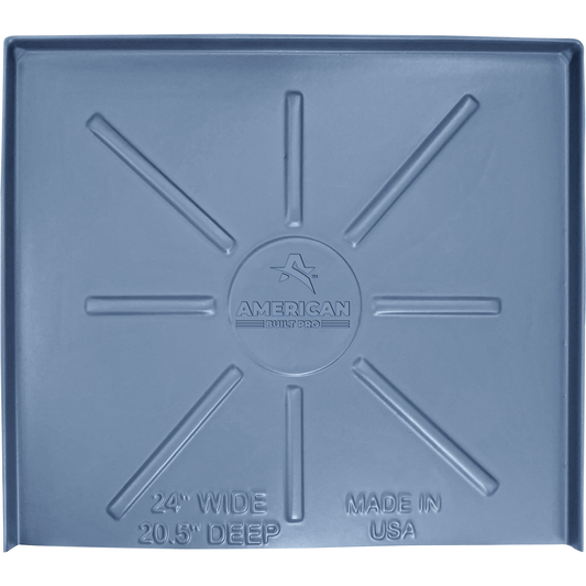Dishwasher Drain Pan 24 inch x 20.5 inch - Grey