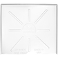 Dishwasher Drain Pan 24 inch x 20.5 inch - White