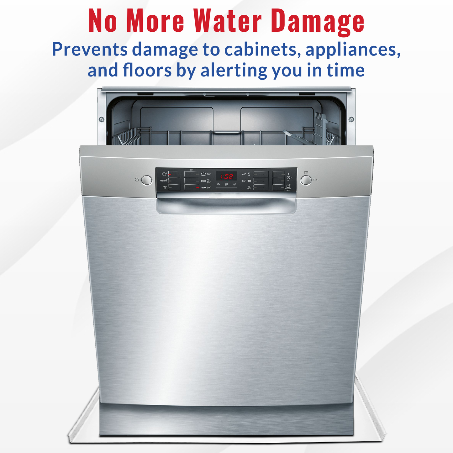 Dishwasher Drain Pan 24 inch x 20.5 inch - White