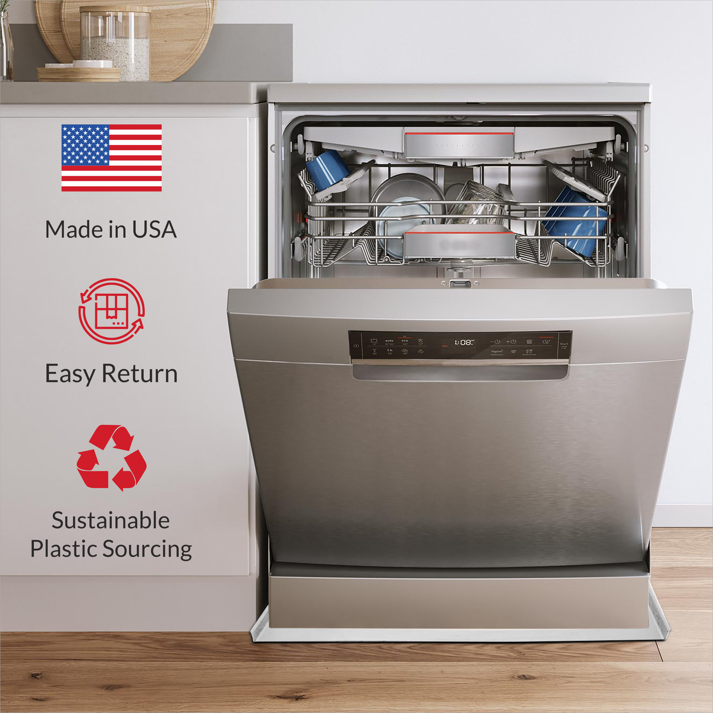 Dishwasher Drain Pan 24 inch x 20.5 inch - White