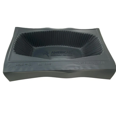 Tub Protector, 60 in x 30 in plastic with foam bottom fits tubs up to 18 in H, 35PK