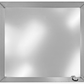 Water Heater Pan Square Galvanized Steel, pre-drilled w side PVC slip drainhose adapter
